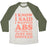 Virgin Teez  Baseball Tee Unisex Tri-Blend Baseball Tee / small / Oatmeal / Moss I KNOW I SAID I WANTED ABS BUT I THINK I'LL JUST DIE INSTEAD UNISEX TRI-BLEND BASEBALL TEE