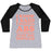 Virgin Teez  Baseball Tee Women's Tri-Blend Baseball Tee / small / Athletic Gray / Black I KNOW I SAID I WANTED ABS BUT I THINK I'LL JUST DIE INSTEAD WOMEN'S TRI-BLEND BASEBALL TEE