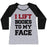 Virgin Teez  Baseball Tee Women's Tri-Blend Baseball Tee / small / Athletic Gray / Black I LIFT BOOKS TO MY FACE WOMEN'S TRI-BLEND BASEBALL TEE