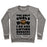 Virgin Teez  Pullover Crewneck Sweatshirt / x-small / Heathered Gray I LIFT BURGERS CREWNECK SWEATSHIRT