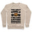 Virgin Teez  Pullover Crewneck Sweatshirt / x-small / Heathered Oatmeal I LIFT BURGERS CREWNECK SWEATSHIRT