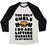 Virgin Teez  Baseball Tee Unisex Tri-Blend Baseball Tee / small / Oatmeal / Black I LIFT BURGERS UNISEX TRI-BLEND BASEBALL TEE