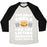 Virgin Teez  Baseball Tee Unisex Tri-Blend Baseball Tee / small / Oatmeal / Black I LIFT BURGERS UNISEX TRI-BLEND BASEBALL TEE