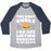 Virgin Teez  Baseball Tee Unisex Tri-Blend Baseball Tee / small / Athletic Gray / Navy I LIFT BURGERS UNISEX TRI-BLEND BASEBALL TEE