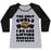 Virgin Teez  Baseball Tee Women's Tri-Blend Baseball Tee / small / Athletic Gray / Black I LIFT BURGERS WOMEN'S TRI-BLEND BASEBALL TEE