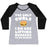 Virgin Teez  Baseball Tee Women's Tri-Blend Baseball Tee / small / Athletic Gray / Black I LIFT BURGERS WOMEN'S TRI-BLEND BASEBALL TEE