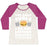 Virgin Teez  Baseball Tee Women's Tri-Blend Baseball Tee / small / Oatmeal / Berry I LIFT BURGERS WOMEN'S TRI-BLEND BASEBALL TEE