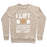 Virgin Teez  Pullover Crewneck Sweatshirt / x-small / Heathered Oatmeal I LIFT CREWNECK SWEATSHIRT