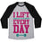 Virgin Teez  Baseball Tee Unisex Tri-Blend Baseball Tee / small / Athletic Gray / Black I LIFT EVERY DAY UNISEX TRI-BLEND BASEBALL TEE