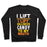 Virgin Teez  Pullover Crewneck Sweatshirt / x-small / Black I LIFT (HALLOWEEN CANDY TO MY MOUTH) CREWNECK SWEATSHIRT