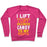Virgin Teez  Pullover Crewneck Sweatshirt / x-small / Deep Pink I LIFT (HALLOWEEN CANDY TO MY MOUTH) CREWNECK SWEATSHIRT