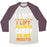Virgin Teez  Baseball Tee Unisex Tri-Blend Baseball Tee / small / Oatmeal / Maroon I LIFT (HALLOWEEN CANDY TO MY MOUTH) UNISEX TRI-BLEND BASEBALL TEE