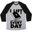 Virgin Teez  Baseball Tee Unisex Tri-Blend Baseball Tee / small / Athletic Gray / Black I LIFT (HARRY POTTER BOOKS) EVERY DAY UNISEX TRI-BLEND BASEBALL TEE