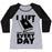 Virgin Teez  Baseball Tee Women's Tri-Blend Baseball Tee / small / Athletic Gray / Black I LIFT (HARRY POTTER BOOKS) EVERY DAY WOMEN'S TRI-BLEND BASEBALL TEE