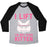 Virgin Teez  Baseball Tee Unisex Tri-Blend Baseball Tee / small / Athletic Gray / Black I LIFT. I'M NOT EVEN KITTEN UNISEX TRI-BLEND BASEBALL TEE