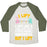 Virgin Teez  Baseball Tee Unisex Tri-Blend Baseball Tee / small / Oatmeal / Moss I LIFT LIKE A SPONGE LIFTING A COUPLE STUFFED ANIMALS UNDERWATER BUT I LIFT UNISEX TRI-BLEND BASEBALL TEE