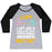 Virgin Teez  Baseball Tee Women's Tri-Blend Baseball Tee / small / Athletic Gray / Black I LIFT LIKE A SPONGE LIFTING A COUPLE STUFFED ANIMALS UNDERWATER BUT I LIFT WOMEN'S TRI-BLEND BASEBALL TEE