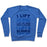 Virgin Teez  Pullover Crewneck Sweatshirt / x-small / Heathered Blue I LIFT (MYSELF ONTO THE COUCH FOR A NAP) CREWNECK SWEATSHIRT