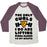Virgin Teez  Baseball Tee Unisex Tri-Blend Baseball Tee / small / Oatmeal / Maroon I LIFT PIZZA UNISEX TRI-BLEND BASEBALL TEE