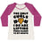 Virgin Teez  Baseball Tee Women's Tri-Blend Baseball Tee / small / Oatmeal / Berry I LIFT PIZZA WOMEN'S TRI-BLEND BASEBALL TEE