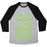 Virgin Teez  Baseball Tee Unisex Tri-Blend Baseball Tee / small / Athletic Gray / Black I LIFT PUNY HUMANS INTO MY SPACESHIP UNISEX TRI-BLEND BASEBALL TEE