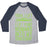 Virgin Teez  Baseball Tee Unisex Tri-Blend Baseball Tee / small / Athletic Gray / Navy I LIFT PUNY HUMANS INTO MY SPACESHIP UNISEX TRI-BLEND BASEBALL TEE