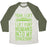 Virgin Teez  Baseball Tee Unisex Tri-Blend Baseball Tee / small / Oatmeal / Moss I LIFT PUNY HUMANS INTO MY SPACESHIP UNISEX TRI-BLEND BASEBALL TEE