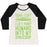 Virgin Teez  Baseball Tee Women's Tri-Blend Baseball Tee / small / Oatmeal / Black I LIFT PUNY HUMANS INTO MY SPACESHIP WOMEN'S TRI-BLEND BASEBALL TEE