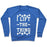 Virgin Teez  Pullover Crewneck Sweatshirt / x-small / Heathered Blue I LIFT THE THING CREWNECK SWEATSHIRT