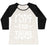 Virgin Teez  Baseball Tee Women's Tri-Blend Baseball Tee / small / Oatmeal / Black I LIFT THE THING WOMEN'S TRI-BLEND BASEBALL TEE