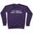 Virgin Teez  Pullover Crewneck Sweatshirt / x-small / Purple I LIFT THINGS UP AND PUT THEM DOWN CREWNECK SWEATSHIRT