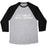 Virgin Teez  Baseball Tee Unisex Tri-Blend Baseball Tee / small / Athletic Gray / Black I LIFT THINGS UP AND PUT THEM DOWN UNISEX TRI-BLEND BASEBALL TEE