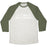 Virgin Teez  Baseball Tee Unisex Tri-Blend Baseball Tee / small / Oatmeal / Moss I LIFT THINGS UP AND PUT THEM DOWN UNISEX TRI-BLEND BASEBALL TEE