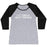 Virgin Teez  Baseball Tee Women's Tri-Blend Baseball Tee / small / Athletic Gray / Black I LIFT THINGS UP AND PUT THEM DOWN WOMEN'S TRI-BLEND BASEBALL TEE