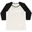 Virgin Teez  Baseball Tee Women's Tri-Blend Baseball Tee / small / Oatmeal / Black I LIFT THINGS UP AND PUT THEM DOWN WOMEN'S TRI-BLEND BASEBALL TEE