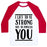 Virgin Teez  Baseball Tee Unisex Classic Baseball Tee / x-small / White/Red I LIFT TO BE STRONG NOT TO IMPRESS YOU UNISEX CLASSIC BASEBALL TEE