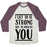 Virgin Teez  Baseball Tee Unisex Tri-Blend Baseball Tee / small / Oatmeal / Maroon I LIFT TO BE STRONG NOT TO IMPRESS YOU UNISEX TRI-BLEND BASEBALL TEE