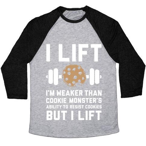 Virgin Teez  Baseball Tee Unisex Tri-Blend Baseball Tee / small / Athletic Gray / Black I LIFT UNISEX TRI-BLEND BASEBALL TEE