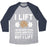 Virgin Teez  Baseball Tee Unisex Tri-Blend Baseball Tee / small / Athletic Gray / Navy I LIFT UNISEX TRI-BLEND BASEBALL TEE