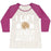 Virgin Teez  Baseball Tee Women's Tri-Blend Baseball Tee / small / Oatmeal / Berry I LIFT WOMEN'S TRI-BLEND BASEBALL TEE