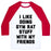 Virgin Teez  Baseball Tee Unisex Classic Baseball Tee / x-small / White/Red I LIKE DOING GYM RAT STUFF WITH MY FRIENDS UNISEX CLASSIC BASEBALL TEE