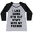 Virgin Teez  Baseball Tee Women's Tri-Blend Baseball Tee / small / Athletic Gray / Black I LIKE DOING GYM RAT STUFF WITH MY FRIENDS WOMEN'S TRI-BLEND BASEBALL TEE