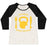 Virgin Teez  Baseball Tee Women's Tri-Blend Baseball Tee / small / Oatmeal / Black I LIKE EXERCISING BECAUSE I LOVE EATING WOMEN'S TRI-BLEND BASEBALL TEE