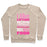 Virgin Teez  Pullover Crewneck Sweatshirt / x-small / Heathered Oatmeal I LIKE LIFTING (FOOD) CREWNECK SWEATSHIRT