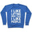 Virgin Teez  Pullover Crewneck Sweatshirt / x-small / Heathered Blue I LIKE LIFTING MORE THAN I LIKE PEOPLE CREWNECK SWEATSHIRT