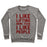 Virgin Teez  Pullover Crewneck Sweatshirt / x-small / Heathered Gray I LIKE LIFTING MORE THAN I LIKE PEOPLE CREWNECK SWEATSHIRT