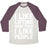 Virgin Teez  Baseball Tee Unisex Tri-Blend Baseball Tee / small / Oatmeal / Maroon I LIKE LIFTING MORE THAN I LIKE PEOPLE UNISEX TRI-BLEND BASEBALL TEE