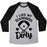 Virgin Teez  Baseball Tee Unisex Tri-Blend Baseball Tee / small / Athletic Gray / Black I LIKE MY DIAMONDS DIRTY UNISEX TRI-BLEND BASEBALL TEE
