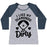 Virgin Teez  Baseball Tee Women's Tri-Blend Baseball Tee / small / Athletic Gray / Navy I LIKE MY DIAMONDS DIRTY WOMEN'S TRI-BLEND BASEBALL TEE