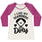 Virgin Teez  Baseball Tee Women's Tri-Blend Baseball Tee / small / Oatmeal / Berry I LIKE MY DIAMONDS DIRTY WOMEN'S TRI-BLEND BASEBALL TEE